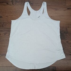 Womens Prana Light Gray Revere Racerback Tank Top Style W11170010 Size Medium